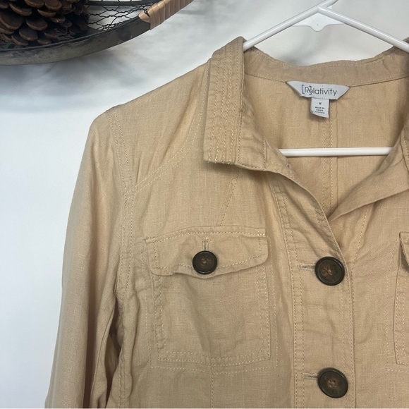 Relativity 100% Linen Jacket - Picture 4 of 10